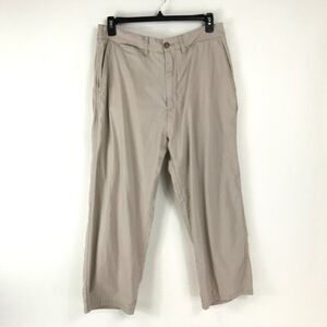 Filson High Rise Chino Men's Size 36 Beige Khaki 100% Cotton Pockets Casual